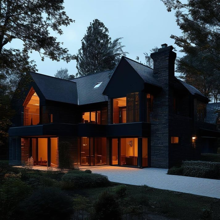 DARK AND DRAMATIC HOUSE