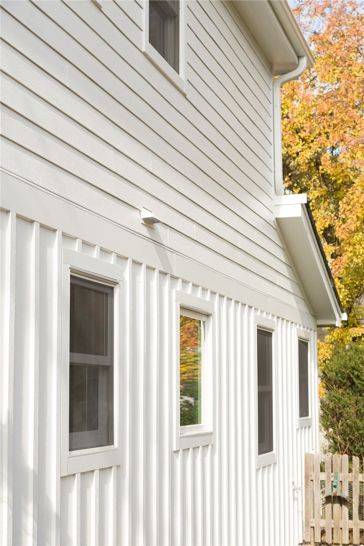 House siding: Board and Batten Fiber Cement Siding