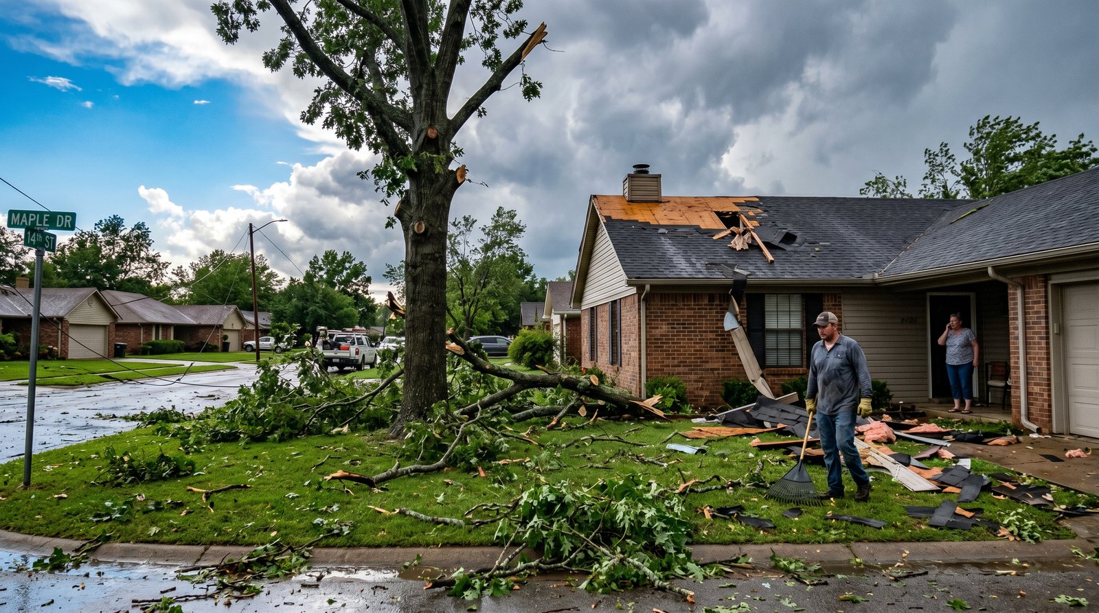 What To Do After a Hail or Wind Storm Hits Your Area – Roofing article by Pinnacle Roofing & Siding